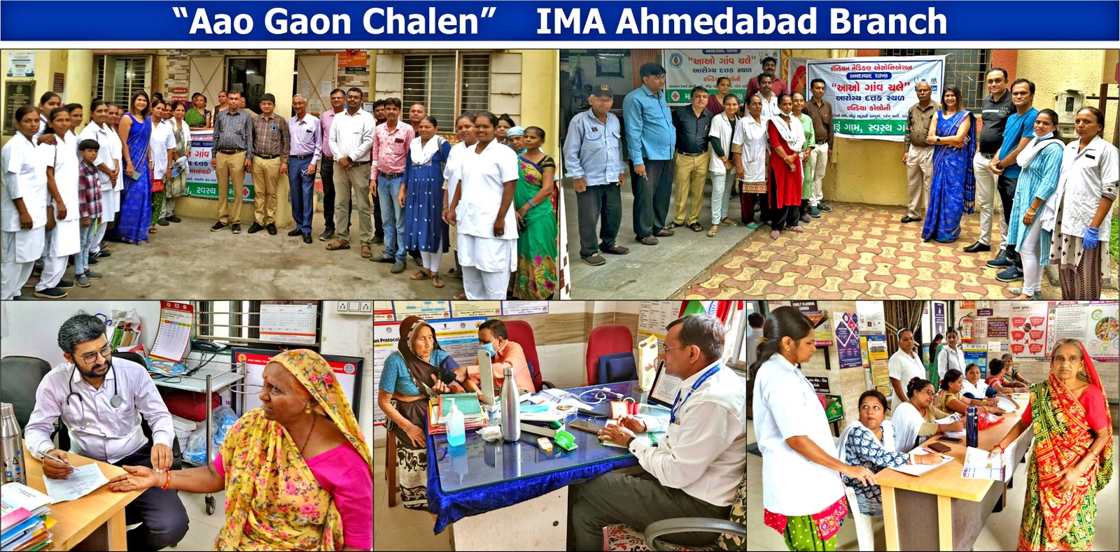 Ahmedabad Branch free diagnostic screening and counseling table.